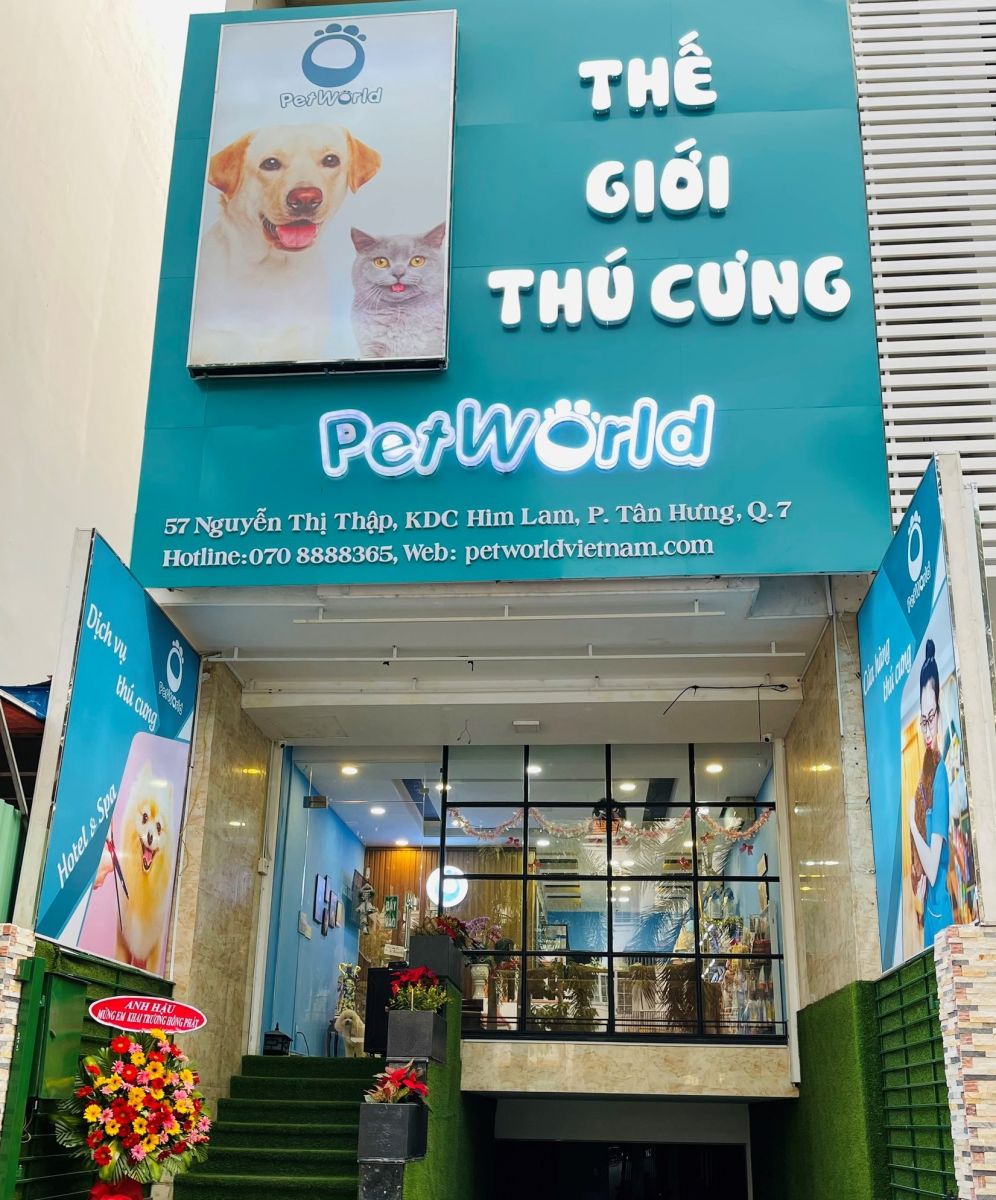 Pet World – top 5 spa thú cưng Quận 7